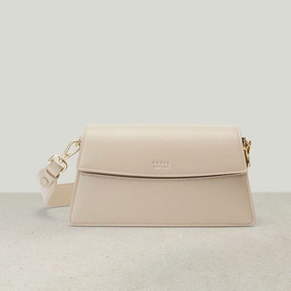 DISCONTINUED NEW with Dust Bag and tags Tan / Taupe Freja Mini Shoulder Bag - Picture 4 of 13
